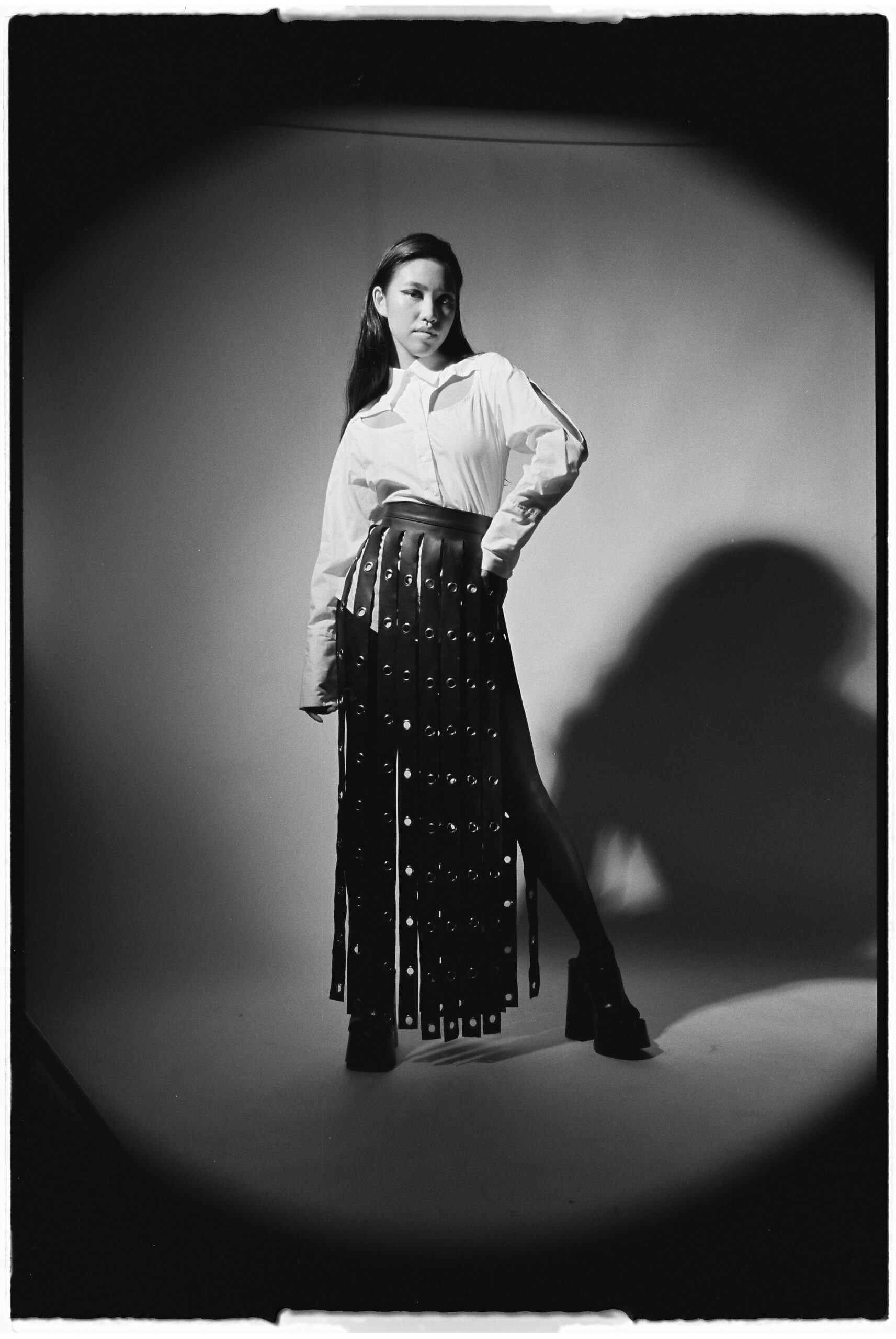 Sessió de moda amb model